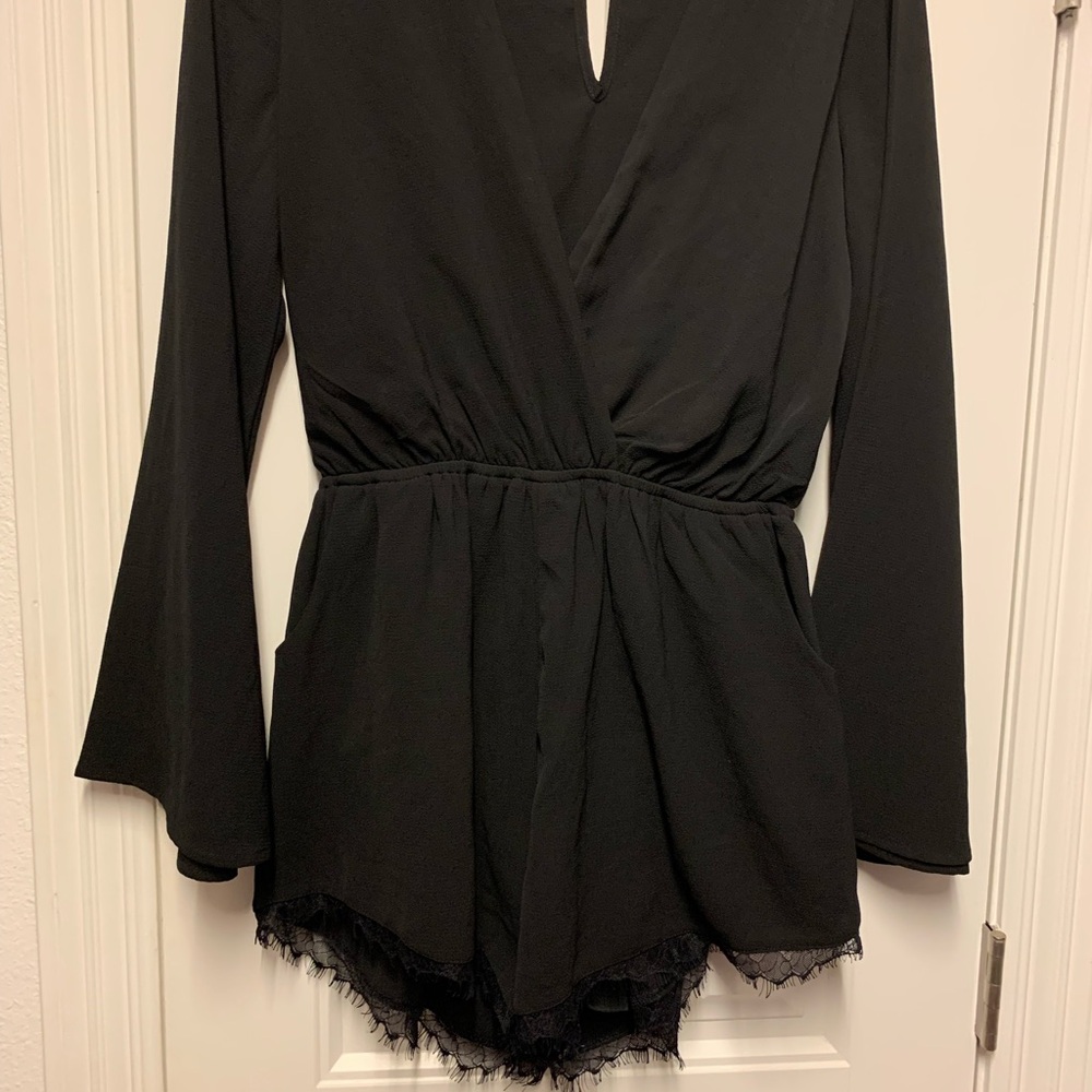 Cute black shorts Jumpsuit